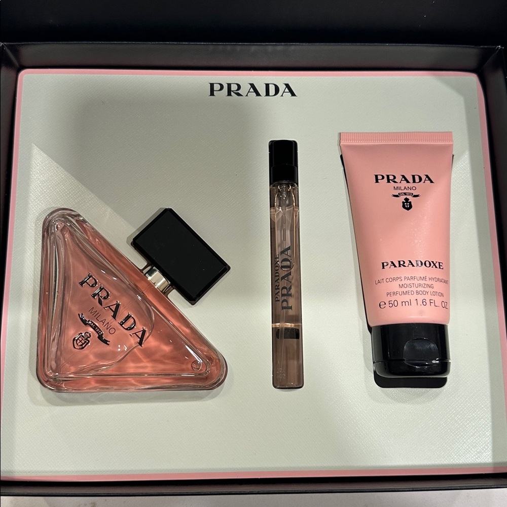 PRADA PERFUME GIFT BOX SET - Picture 2 of 8